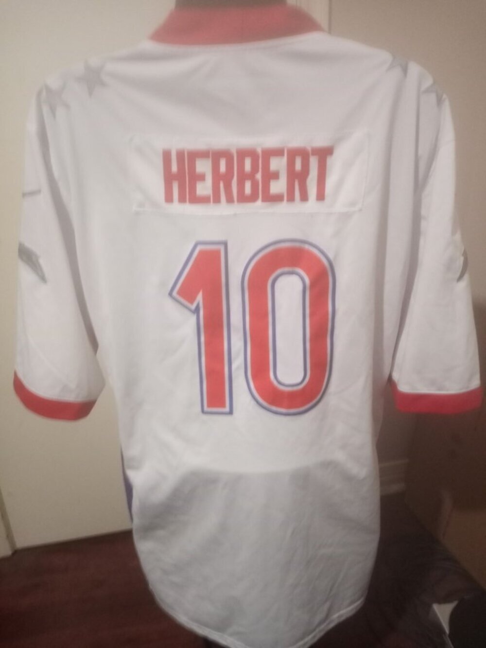 Justin Herbert Pro Bowl Jersey Size XL On Field LA Chargers QB NFL Football Nike - Picture 9 of 13